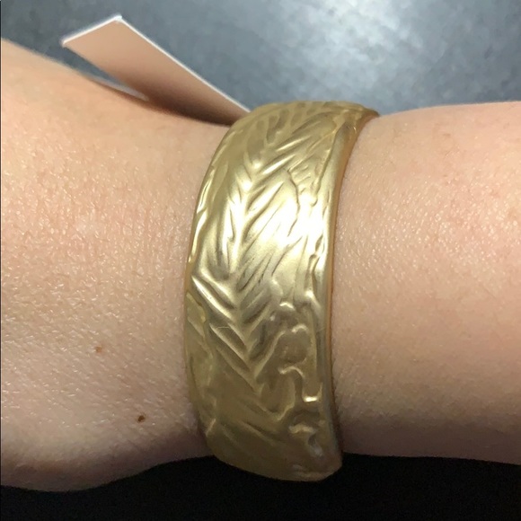 Dune and Willow Gold Plated over SS Cuff Bracelet - Picture 5 of 6